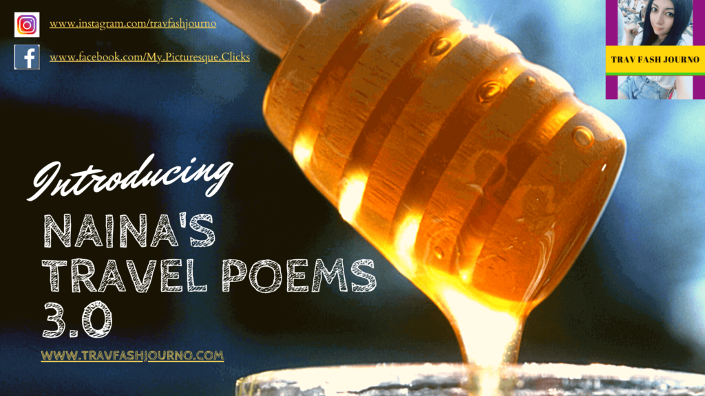 Naina's travel poems
Travel poetry for travels
travfashjourno