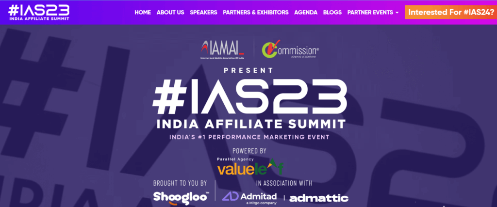 Indian Affiliate Summit