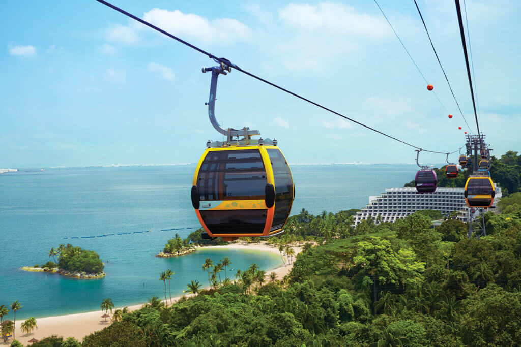 Cable Car Sentosa Island
Beautiful View of Sentosa Island
Singapore best places to visit
travfashjourno